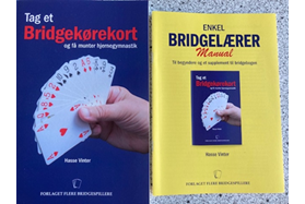 " Tag et Bridgekørekort- og få munter hjernegymnastik".En enkel begynderbog målrettet 60+’ere