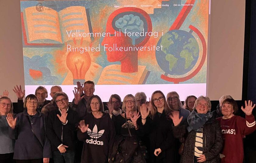 Gruppebillede fra Ringsted Folkeuniversitet