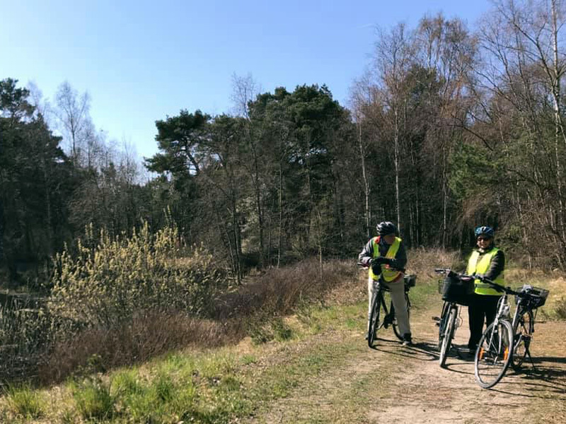 17. april 2019. Cykelgruppe Nexø på tur.