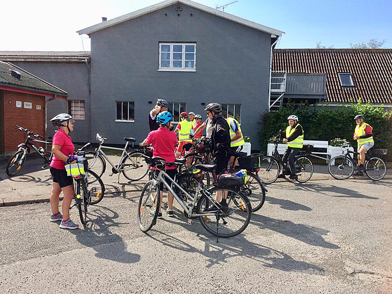 21. august 2019. Cykelgruppe Nexø på tur.