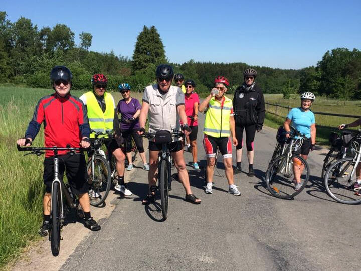 17. juni 2020. Cykelgruppe Nexø på tur.