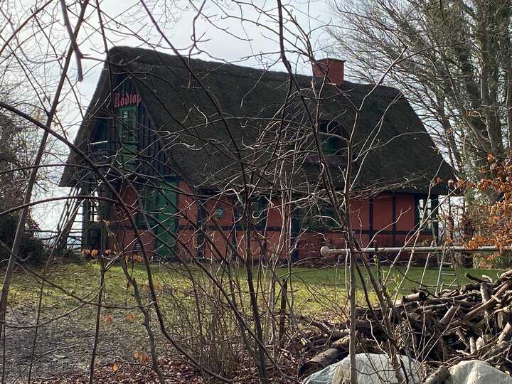 Rødtop huset i nærheden af Egil Fischers ejendom Nørrehald.
