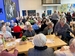 Op mod 130 deltog i receptionen i Uhresalen i Hinnerup Bibliotek & Kulturhus.