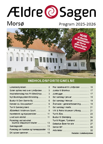 Læs lokalbladet for Ældre Sagen lokalafdeling Morsø