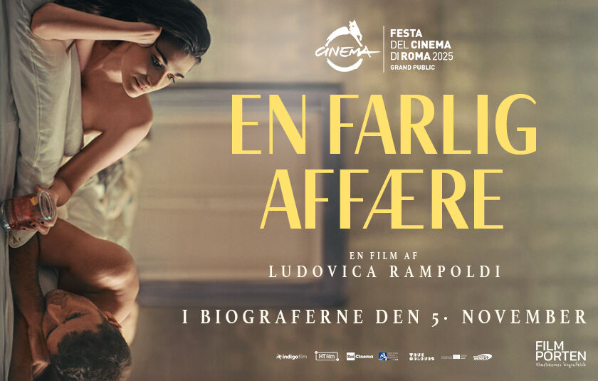Filmplakat om filmen en farlig affære
