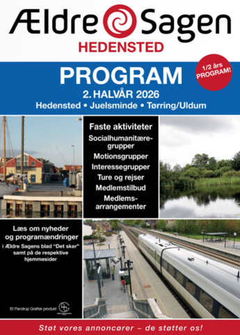 Læs lokalbladet for Ældre Sagen lokalafdeling Hedensted