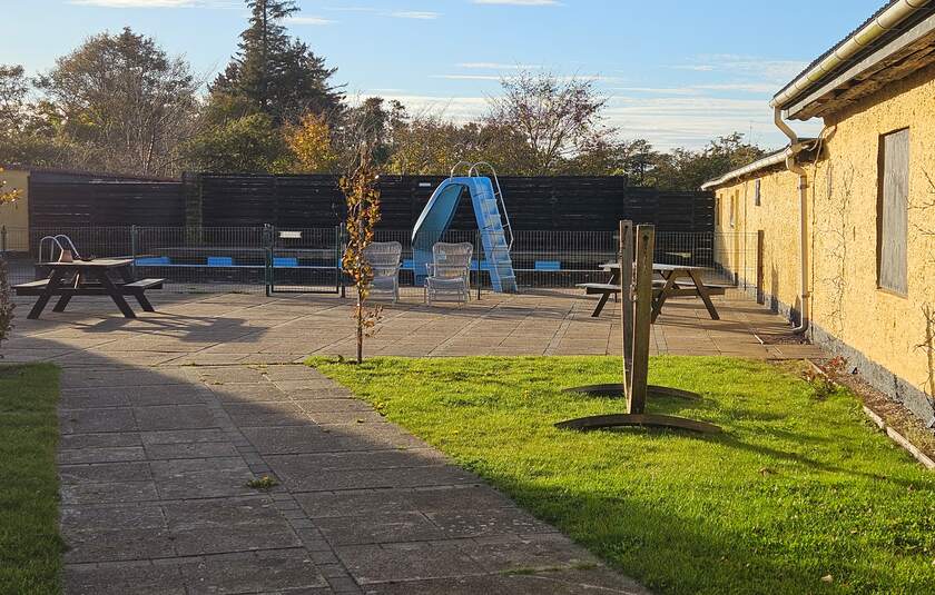 Mindre Swimmingpool på Bygholm Camping