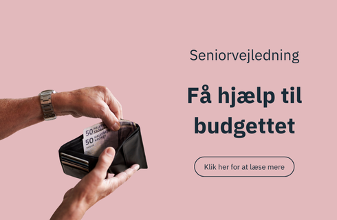 Ældre Sagens seniorvejledere kan vejlede dig om økonomi, henvendelser fra kommunen og meget mere. 