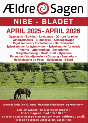 Læs lokalbladet for Ældre Sagen lokalafdeling Nibe
