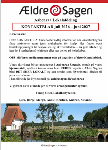 Læs lokalbladet for Ældre Sagen lokalafdeling Aabenraa