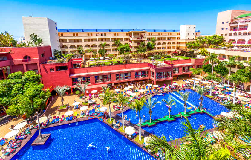 Poolområde på Hotel Best Jacaranda i Costa Adeje på Tenerife.