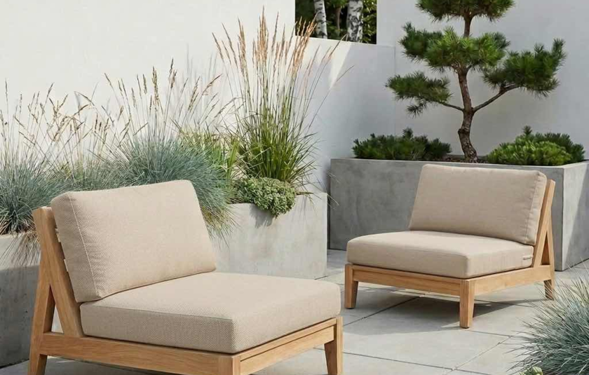 Outdoor Rum - billede af skræddersyede hynder fra Maaho