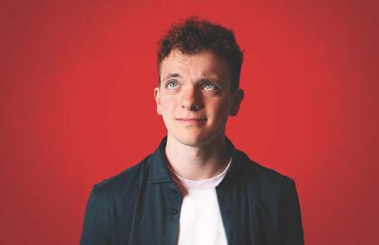 Comedyshow i Folketshus i Struer med Jonathan Christensen.
