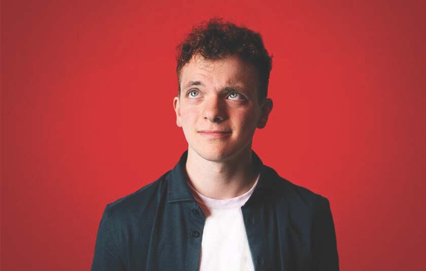 Comedyshow i Folketshus i Struer med Jonathan Christensen.
