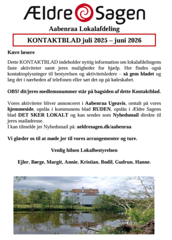 Læs lokalbladet for Ældre Sagen lokalafdeling Aabenraa