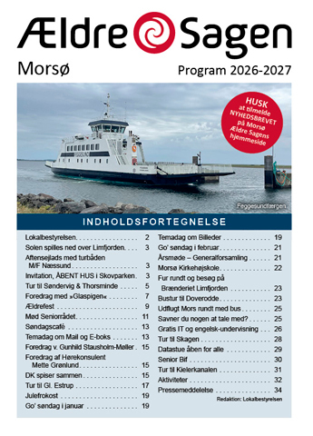 Læs lokalbladet for Ældre Sagen lokalafdeling Morsø