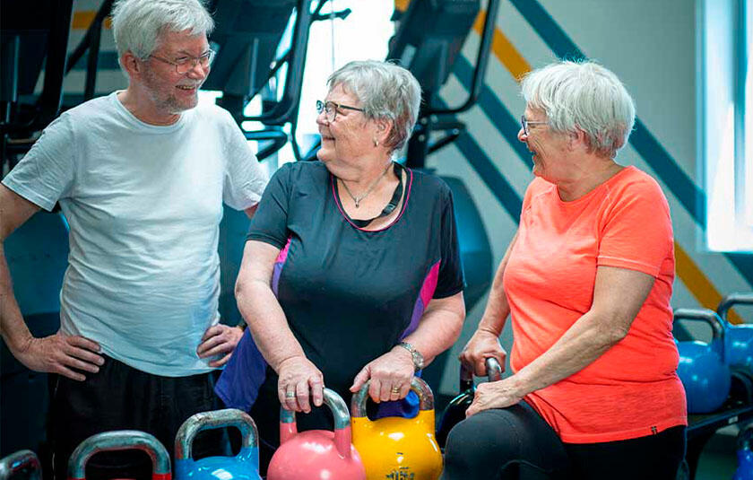 Træning i PureGym med kettelbells