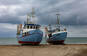 Fiskekuttere ved Vesterhavet