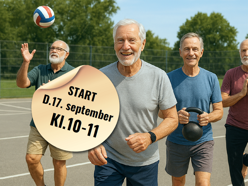 I samarbejde med Ældre Sagen åbner Poulsker IF og DGI nu op for det nye hold, SUND MAND. (Foto: DGI).