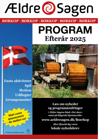 Læs lokalbladet for Ældre Sagen lokalafdeling Børkop