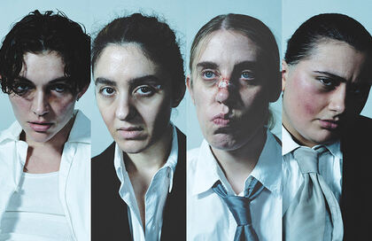 Teaterforestillinger med titlen Mandebilleder. Kan ses på Musikteatret Holstebro