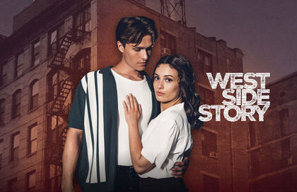 Teaterplakat for Musicalen West Side Story i Herning Musik og kongrescenter