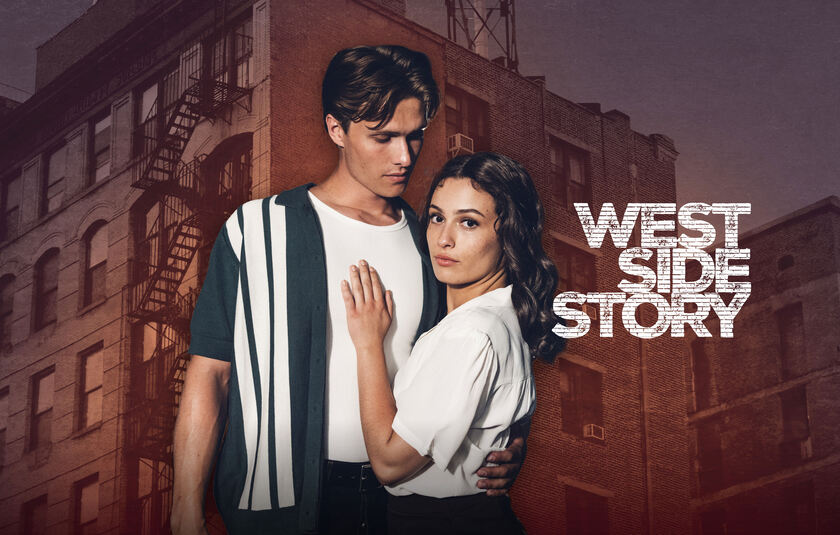 Teaterplakat for Musicalen West Side Story i Herning Musik og kongrescenter