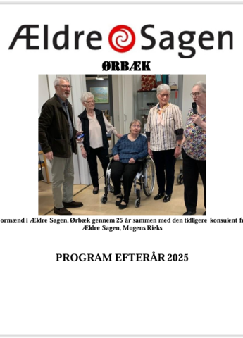 Læs lokalbladet fra Ældre Sagen Ørbæk