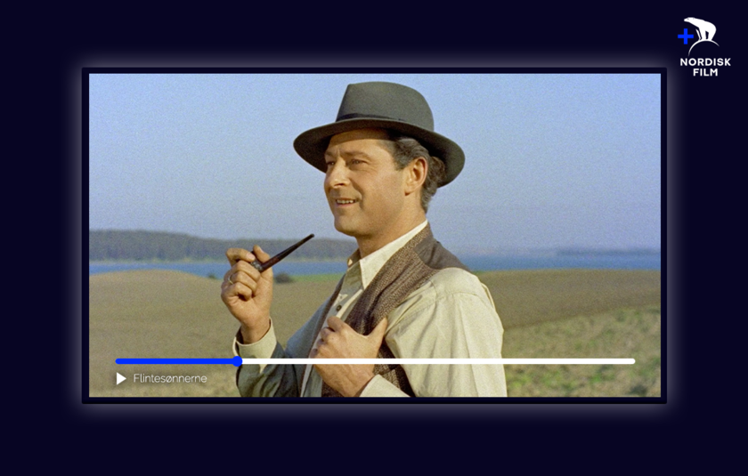 Filmen "Flintsønnerne" vist på tv med Nordisk Film+