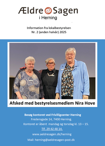 Læs det lokale blad fra Ældre Sagen lokalafdeling Herning