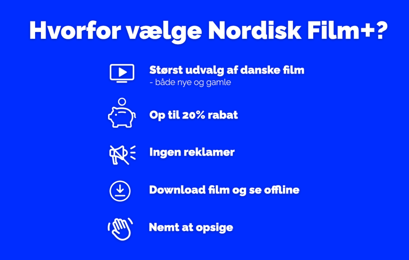 Nordisk Film+ og dets fordele