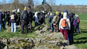Fra Glad Motions vandretur 7. april 2026 til Gyldensåen. Turen startede i Bølshavn Havn. Foto: Benedikte Ogareck Hansen, Ældre Sagen Bornholm