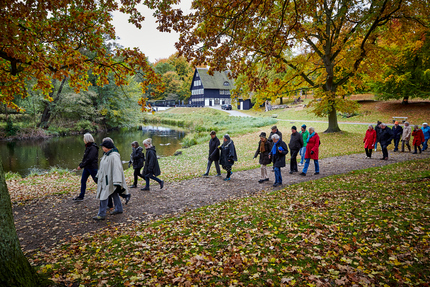 gÃ¥, vandre, efterÃ¥r, Dyrhaven, Gentofte, medlemmer, sÃ¸