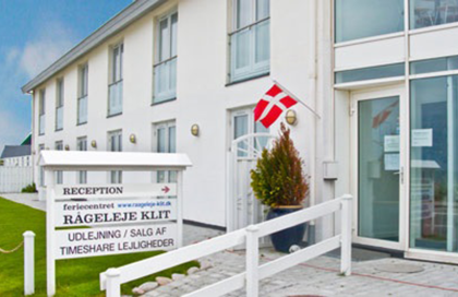 Feriecenter Rågeleje Klits indgang