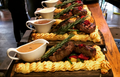 Steak fra Cafe Vivaldi Slagelse