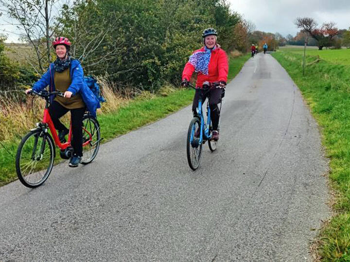 26. oktober 2022. Cykelgruppe Klemensker på tur (foto: Aksel Sonne)