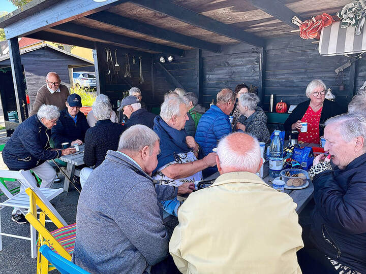 Årets oplevelse – på tur til Vestbornholm. Turen gik til Hellig Peder og Hasle Røgeri. (Foto: Steen Sejfert Larsen).