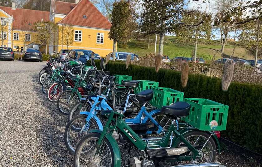 Udstilling af Puch Maxi på Langeland